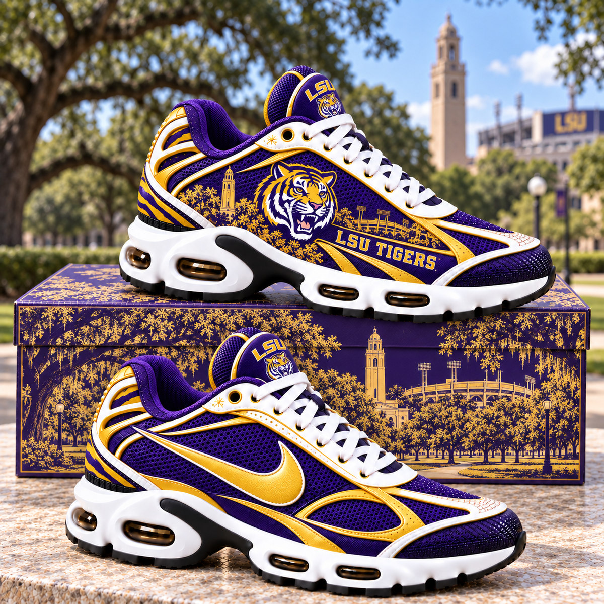 Premium LSU Air Max Shoes PVNA