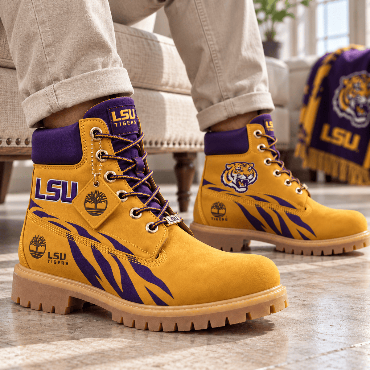 PREMIUM LSU HERITAGE BOOTS NPL