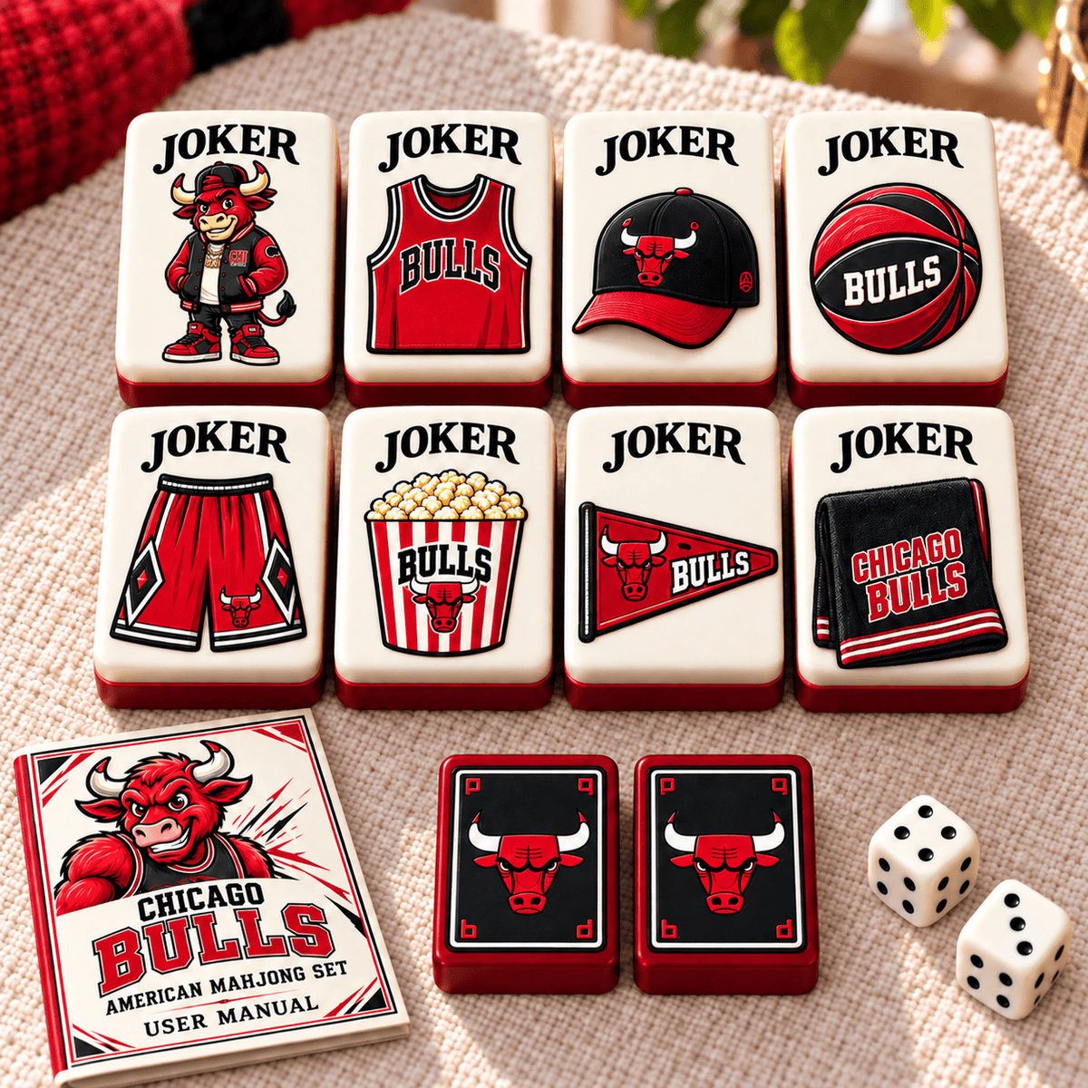 Premium CGB Mahjong Tiles Set TTMH
