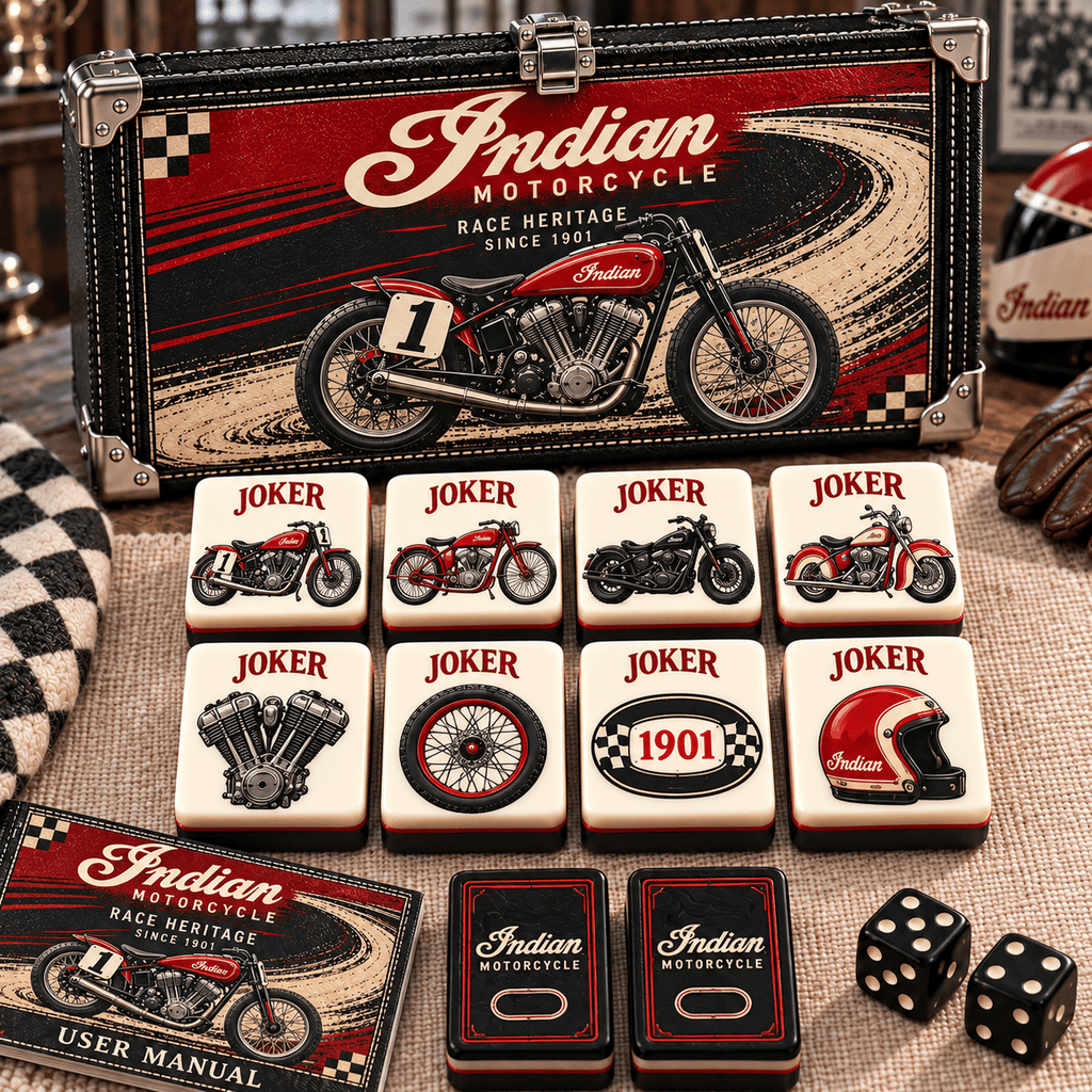 Premium IDMC Mahjong Tiles Set PVNA