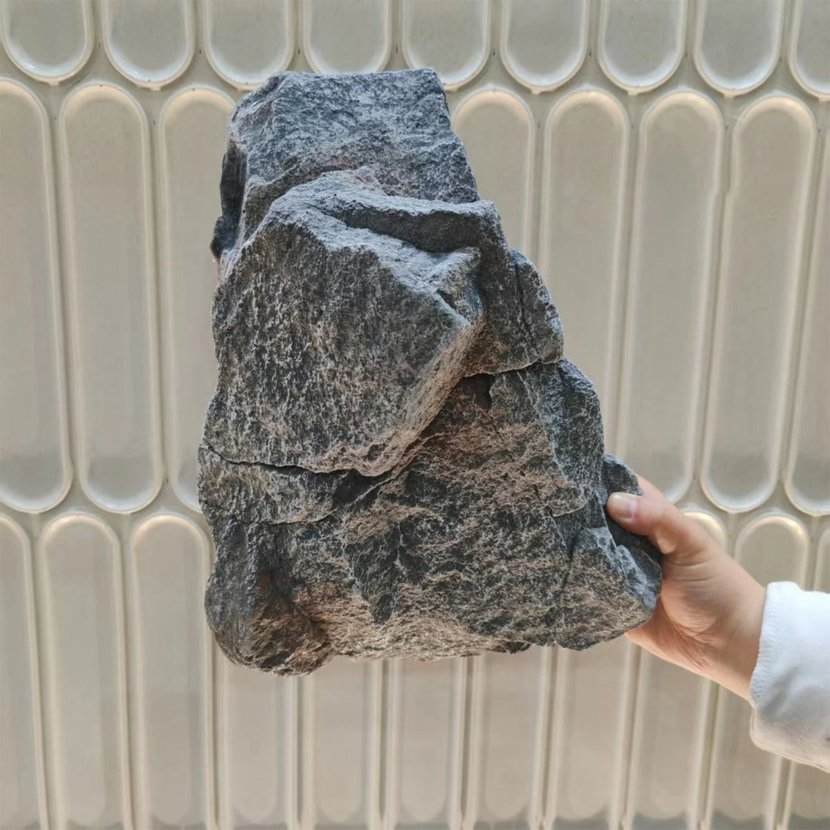 Artificial Faux Landscape Rock PU Foam Fake Landscape Rock Yard Ornament for Photography Prop Decorative Stone